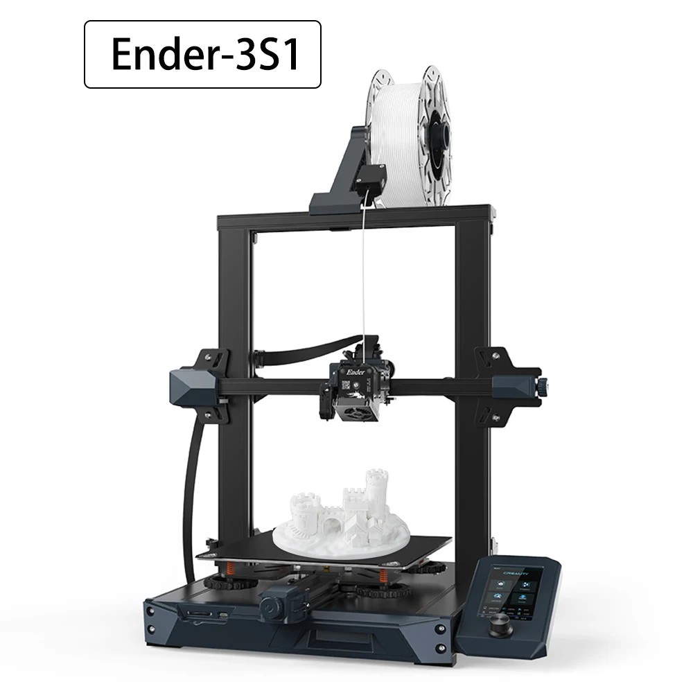 Imagem -04 - Creality-extrusora Direta de Engrenagem Dupla Impressora 3d Extrusora Silenciosa Pro Ender 3s1 3s1 Plus 4.3 32bit