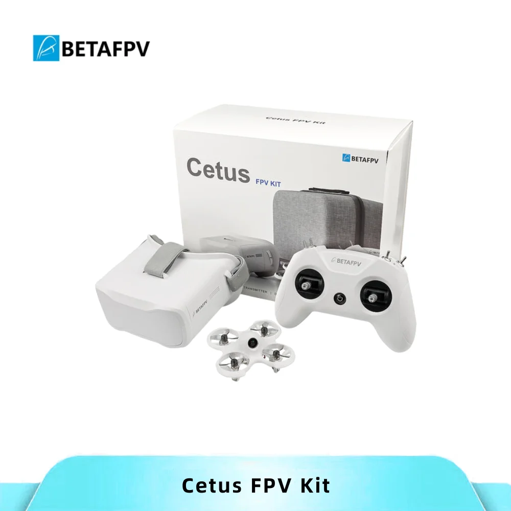 

Комплект BETAFPV Cetus FPV для начинающих, готовый к летанию дрон, матовый квадрокоптер, передатчиком LiteRadio2 SE и очками FPV VR02
