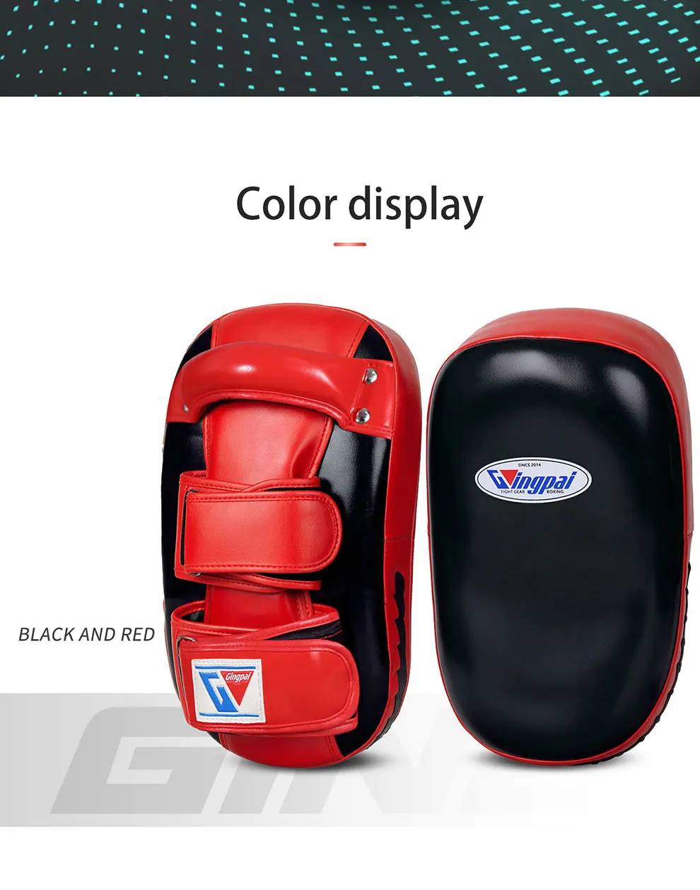 Professionelles Muay Thai Fußziel, verdicktes Boxziel, Sanda Boxen Gebogenes Handziel, Trainingsausrüstung, Beinzielmatte – Detail 6