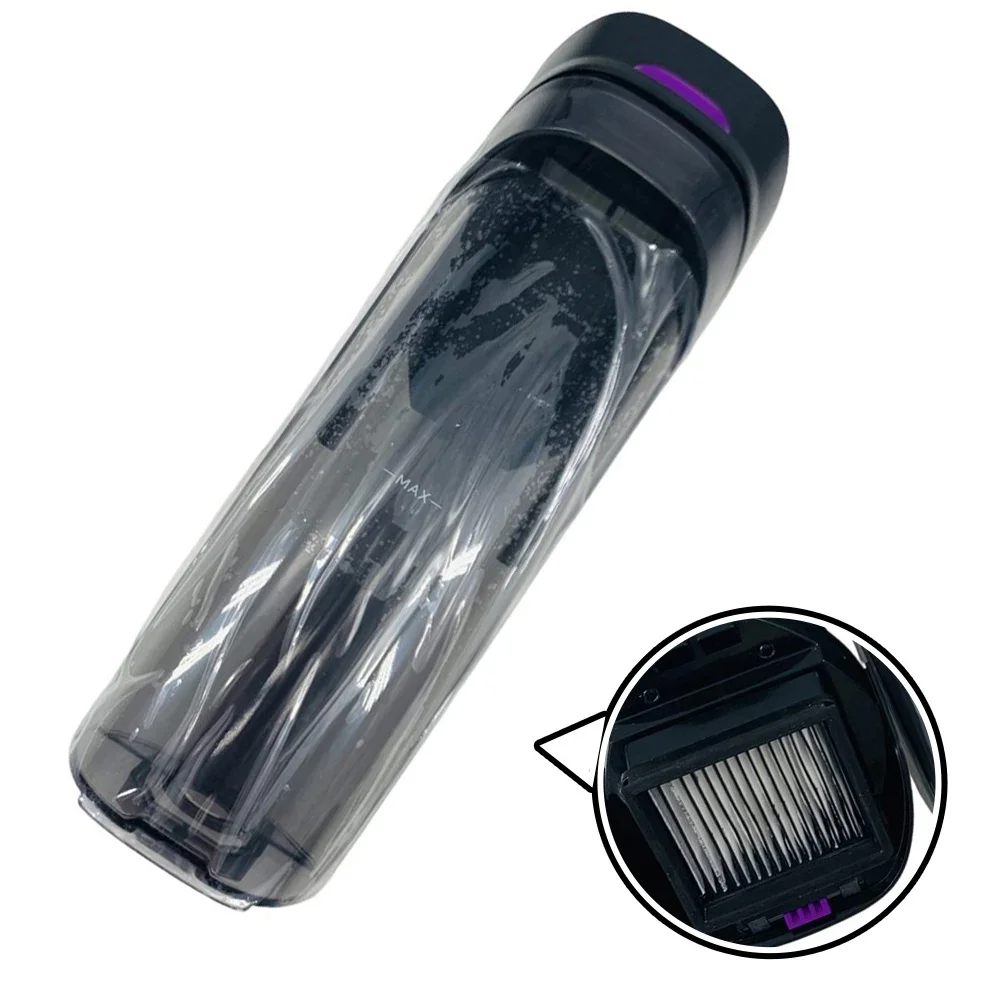 Floor Mopping W15 Pro Tank Dirty Reservoir Vacuum Cleaner Waste Tank Cleaning Cloth Black PE Plastic Mopping Compatible