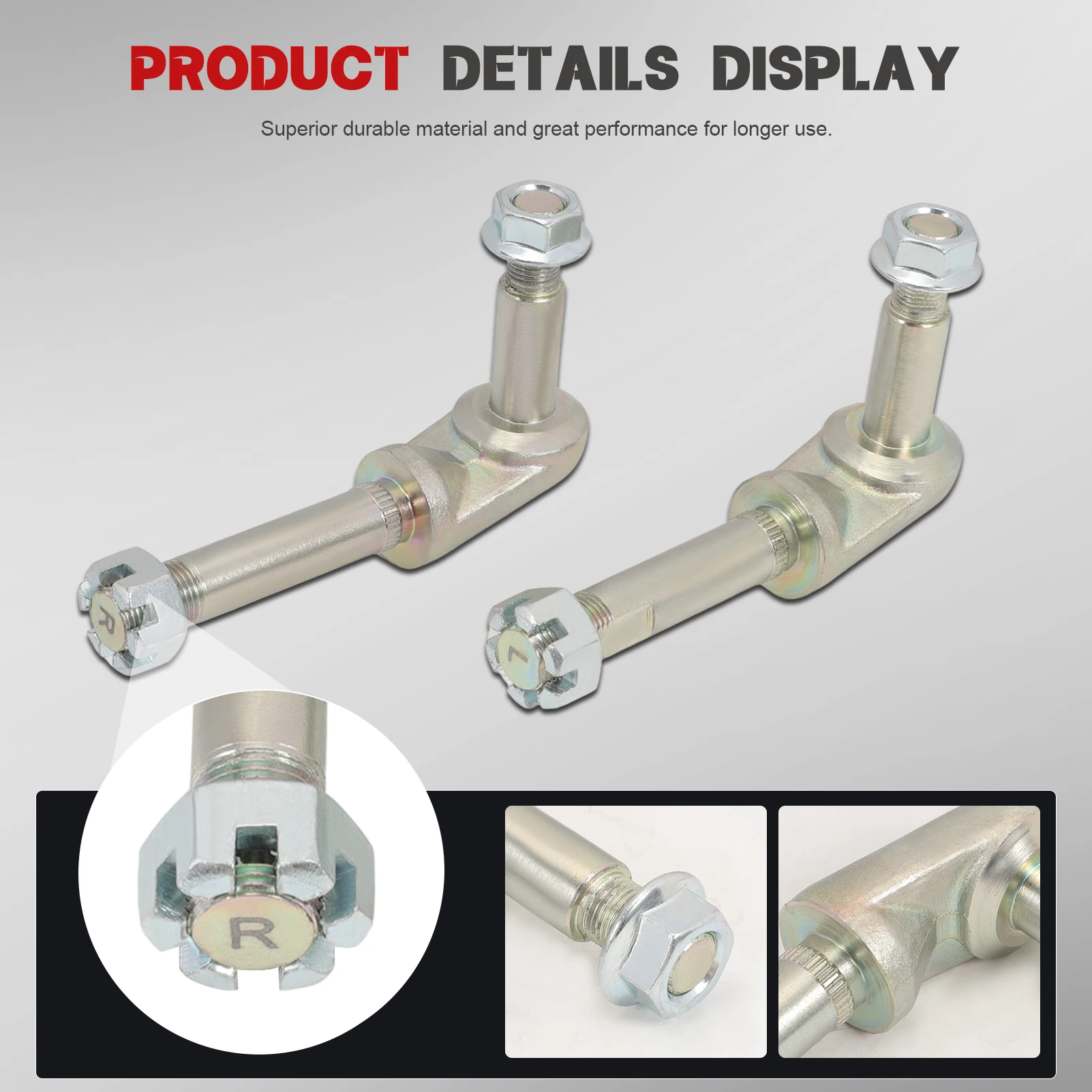 

1 пара 25429 25430 задних нижних амортизаторов с замковой гайкой, совместимых с Corvette 1963-1982 гг.