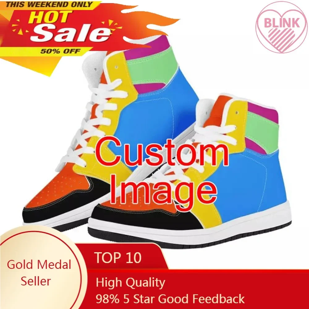 

Custom Shoes Image Men High Top Casual AIR Shoe Print On Demand Sneakers Women Shoes Cosplay Zapatos De Mujer