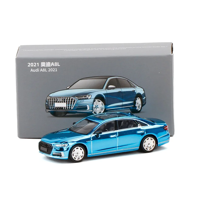 

Diecast 1:64 Scale A8L 2021 Sedan Simulation Alloy Car Model Static Display Collectible Toy Gift Souvenir Decoration Ornament