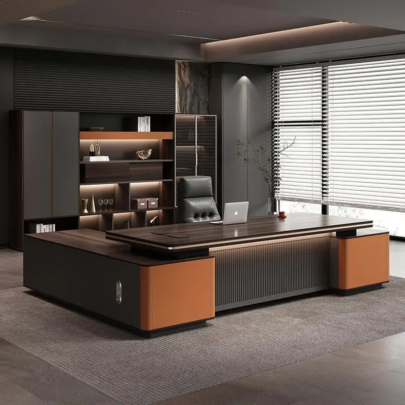 Designer Modern Office Desks Organizers Storage Luxury Workstation Office Desks Adjustable Conference Mesa De Escritorio Home
