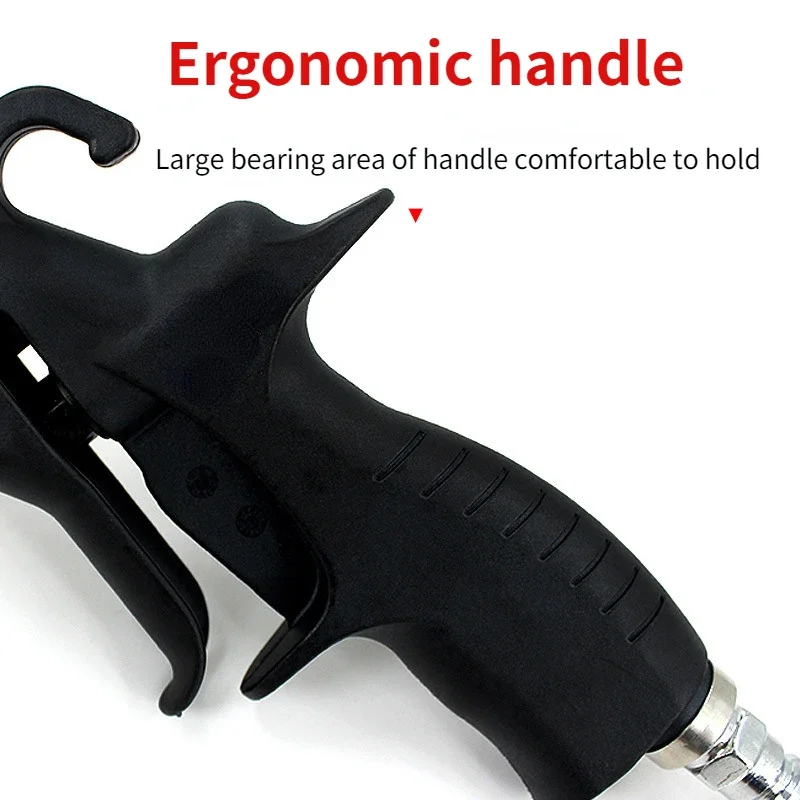 Pistola de soplado de aire neumática Tornado para coche, herramientas de limpieza de polvo, plumero de aire ABS, arandela Flexible, pulverizador de