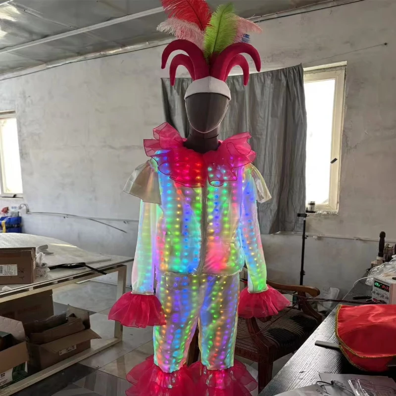 Parade clown costume custom adult suit adult performance fancy dress costume adult suit