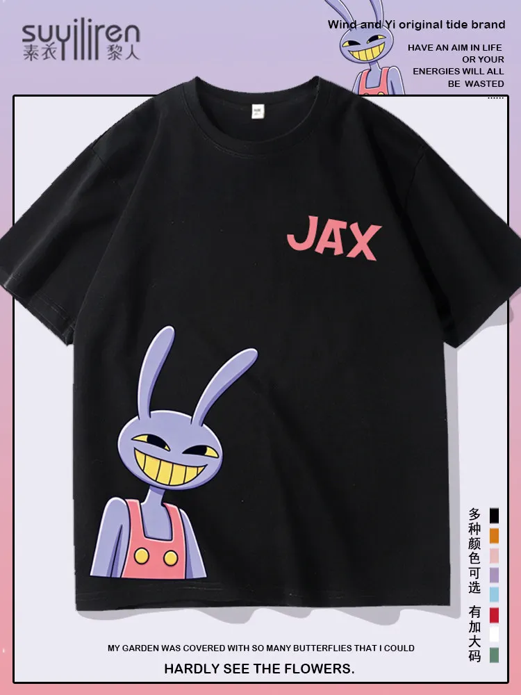 Summer New The Amazing Digital Circus Creative Print Children as Adults Tops Casual Comfortable Tops Boys Girls Fashion T-Shirt