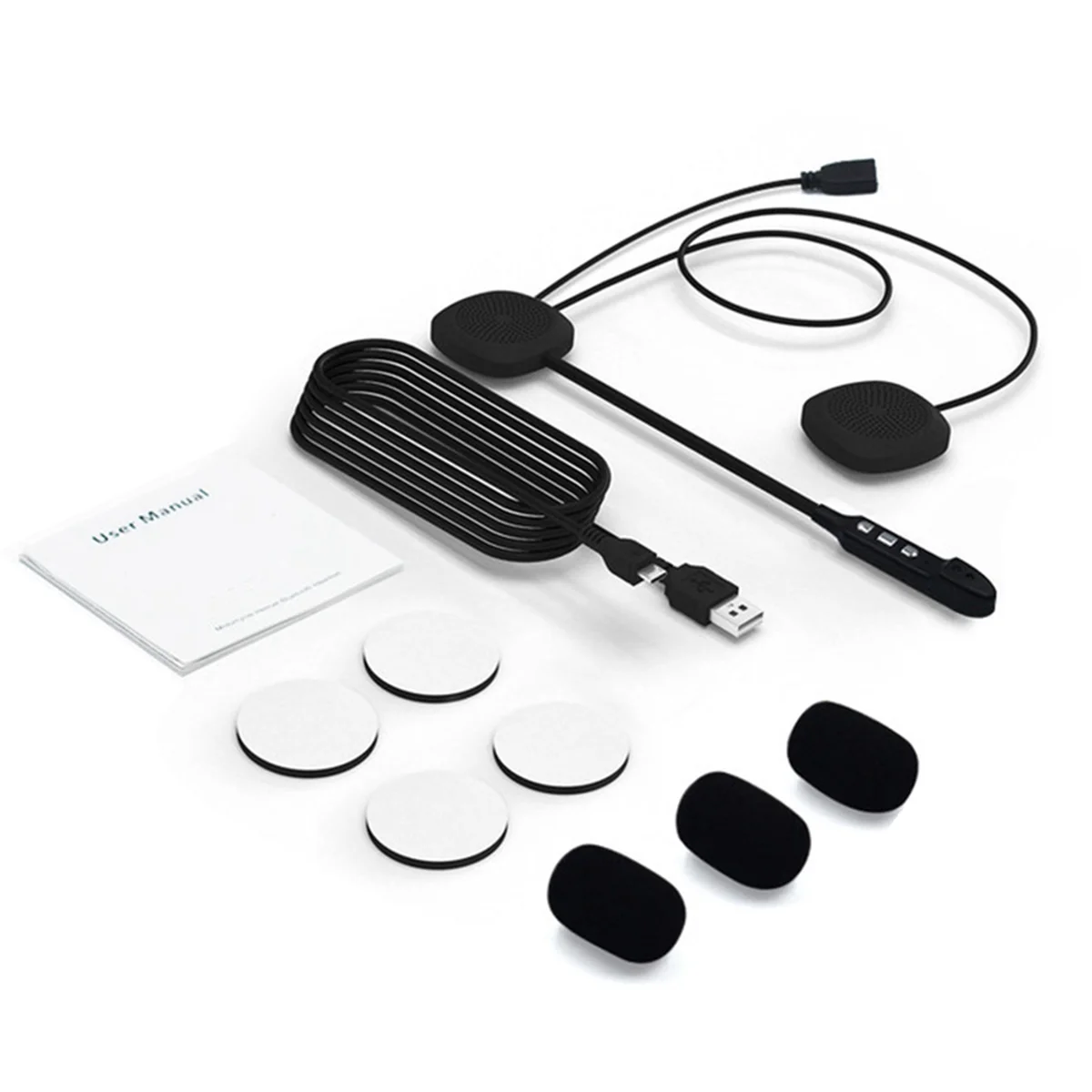 A57G-모터 헬멧 헤드셋 Bluetooth V5.0 무선 스테레오 핸즈프리 스피커 자동 응답기 야외 사이클링 이어폰