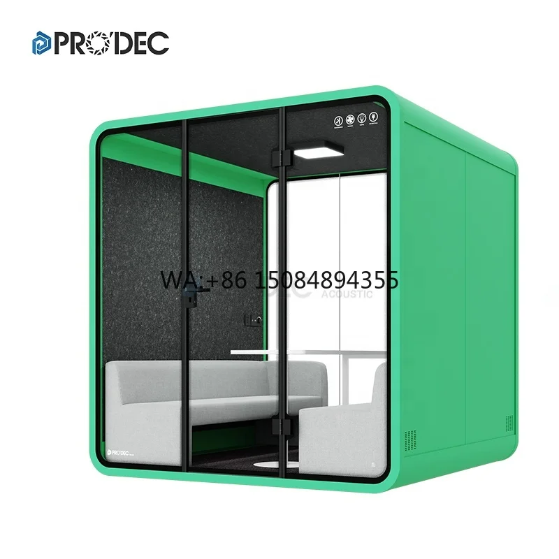 Singing Workspace Mobile 2 Person Vocal Booth for Indoor
