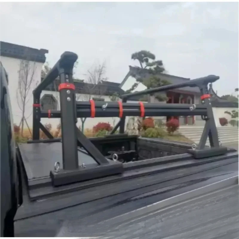 

High Quality Universal Aluminum Ladder Rack Cargo Box Upgrade Kit Fit F150 Pickup Truck