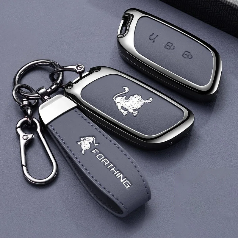 Zinklegierung Autoschlüsselhülle für Dongfeng Forthing S7 Fengxing 2024 2026 Schlüsselanhänger Fernbedienungsgehäuse Halter Zubehör – Detail 6
