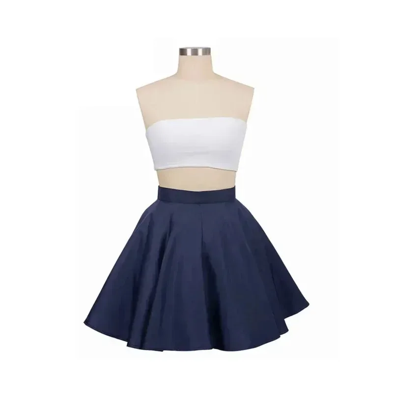 Demon Slayer Cosplay Hashibira Inosuke Costume Halloween Anime Fancy Girls Top Skirts Dress Clothes Wig Mask Set Outfit