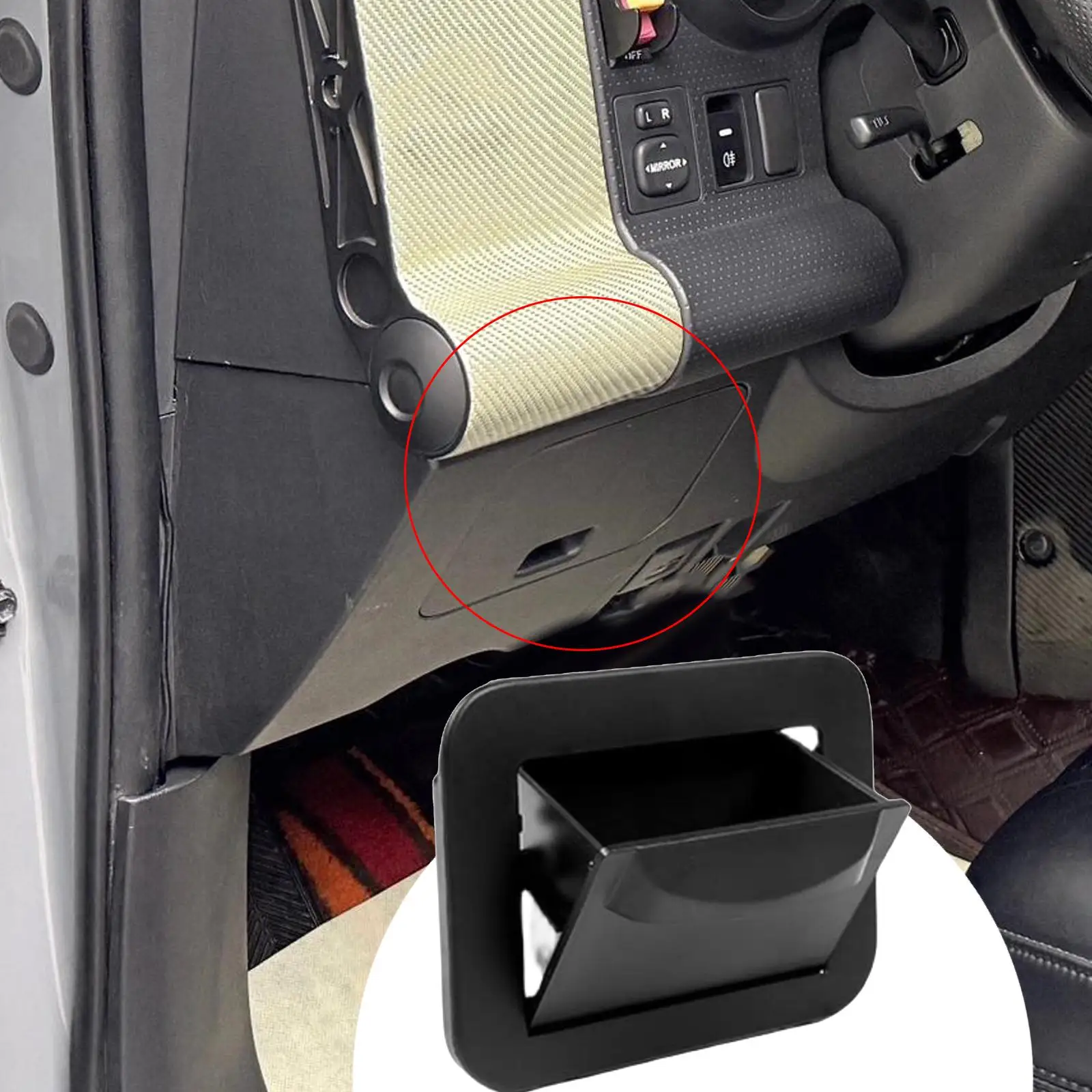 حامل بطاقات مفاتيح صينية تخزين وحدة التحكم المركزية لسيارة Toyota FJ Cruiser 2007-2021