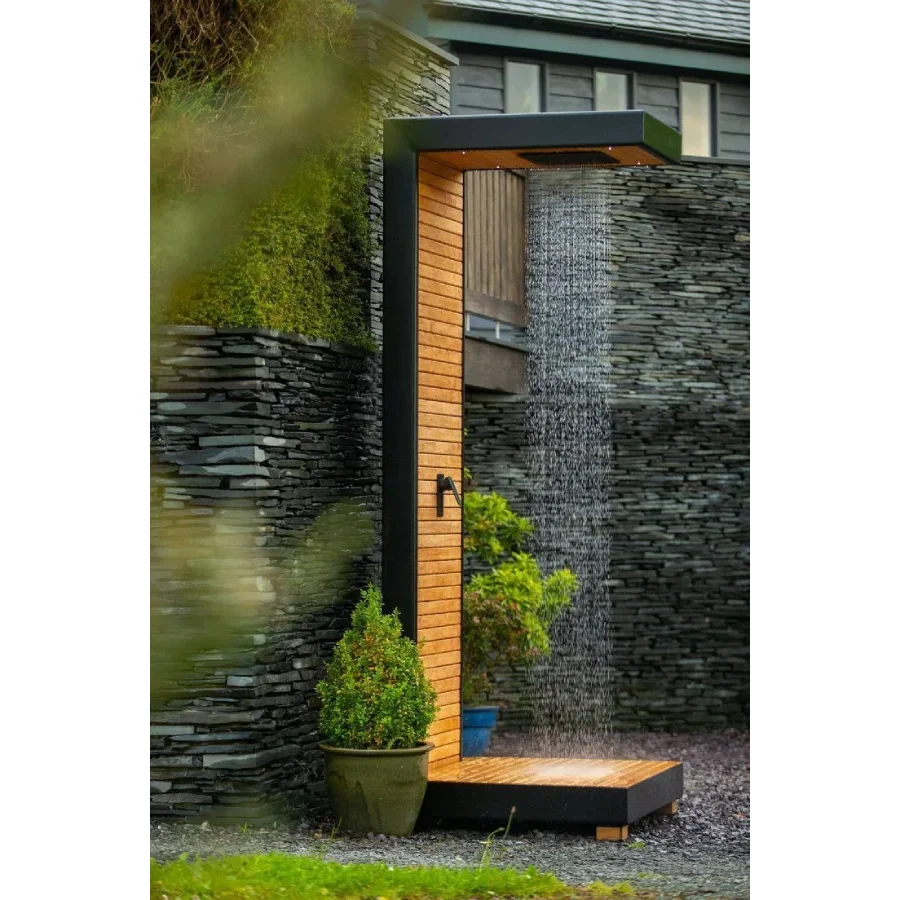 

The Outdoor Wooden Independent Shower Column Family Garden Can Be ized With A Sauna Factory