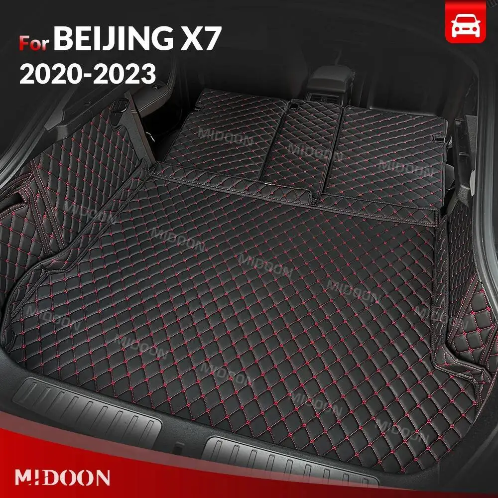 

Автоматический коврик в багажник с полным покрытием для BEIJING X7 2020 2021 2022 2023, автомобильный защитный коврик, багажник, аксессуары для интерьера
