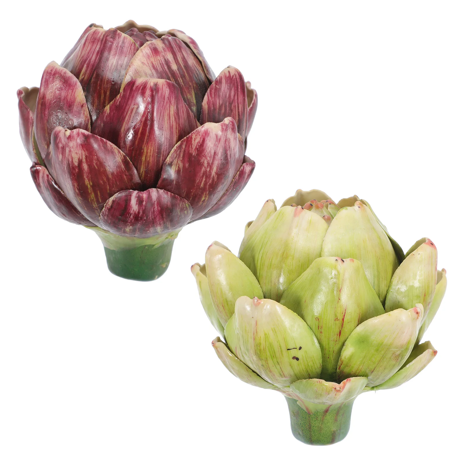 

2Pcs Faux Artichokes Lifelike Artificial Decoration for Food Shop Kitchen Home Party Display Faux Artichokes Artichoke