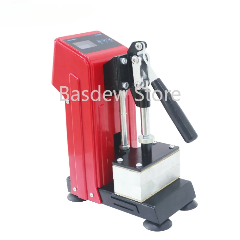 500kg Household Portable Resin Machine Ch2034 Manual Direct Pressure Up and Down Heating Extraction Hot Press Pressing Machine