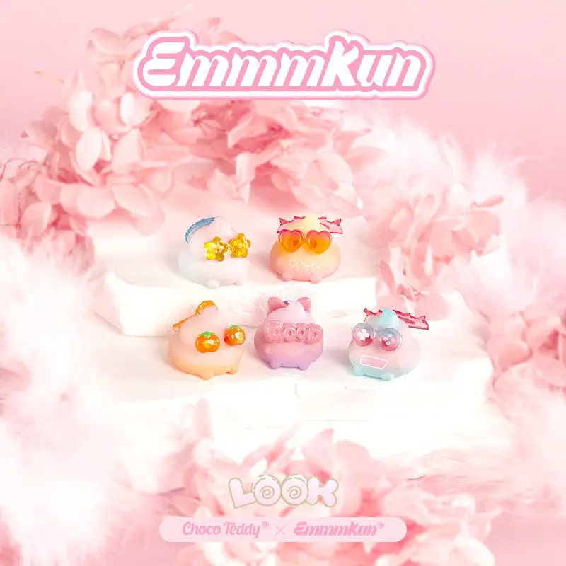 

Emmmkun Blind Box Blind Bag Mini Figurine Cute Look Series Trendy Collectible Toy Desk Ornament Desk Decoration For Adult
