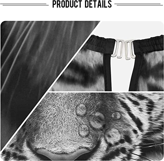 Barbershop Haarschnitt Schürze Tiger Löwe Muster Friseur Kleid Wasserdichte Haarstyling Capes Antistatische Friseur Mantel Werkzeug – Detail 7