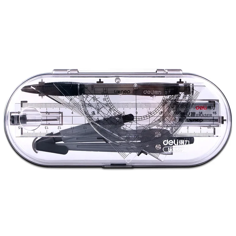 Professional Drawing Set, Metal Compass with Pencil Refills Lead, High Precision, School Drawing Set