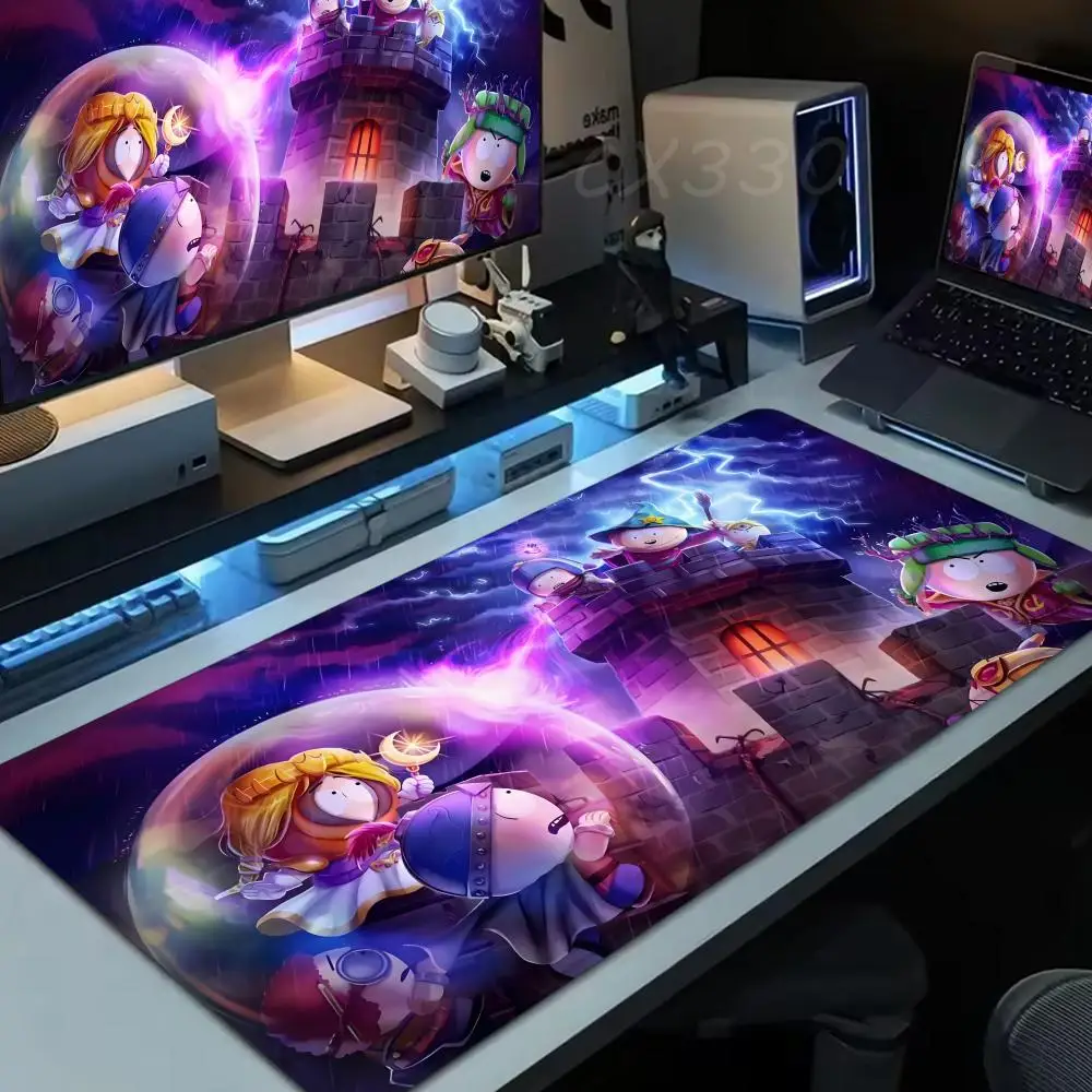 

Souths Funny P-Park Mouse Pad Large Computer Mousepad Office 1000x500mm XXL Pc Gamer Non-slip Rubber Keyboard Deskmat