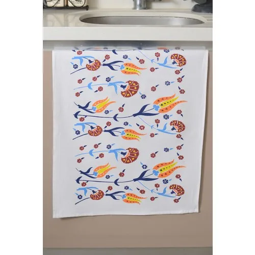 Jahan Gürel Home Collection 4'lü Printed Cotton Kitchen Dish Towel & Kitchen Towel