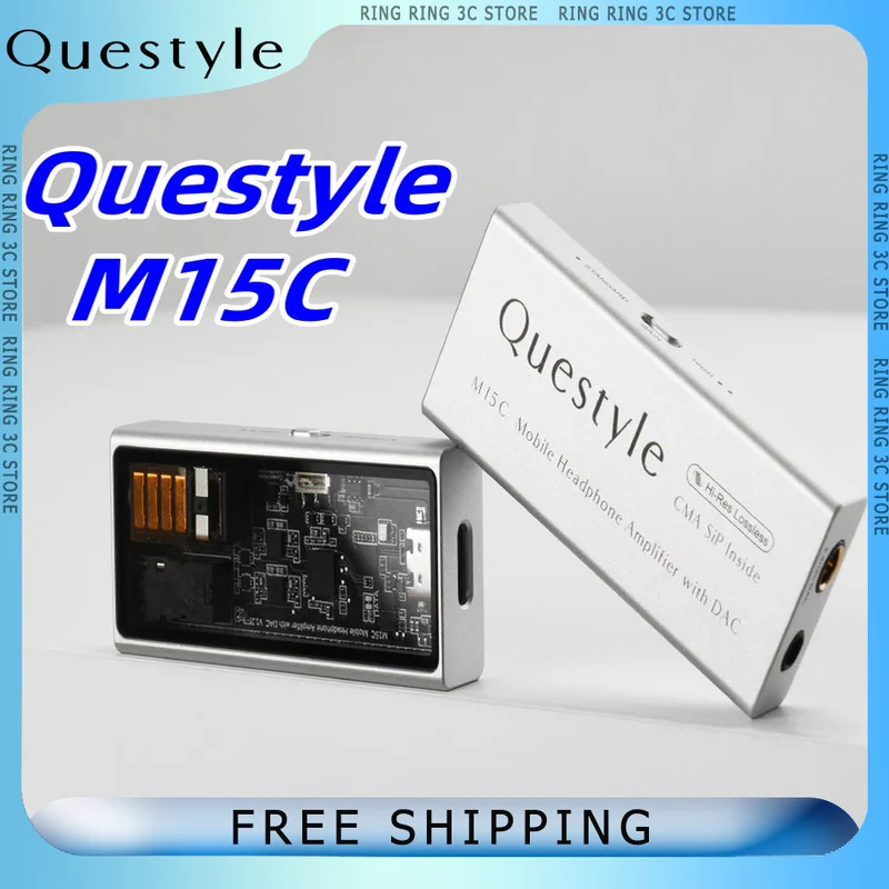 Questyle M15C Portable Decoding Headphones Amplifier Mobile Headphones Amplifier with DAC Latest Release Flagship CS43198 Custom