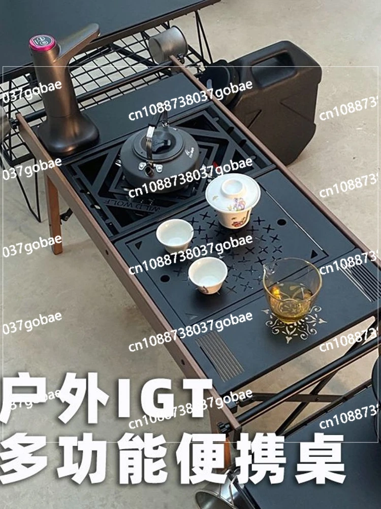 

One Furnace Set Outdoor Products Portable Multifunctional Table