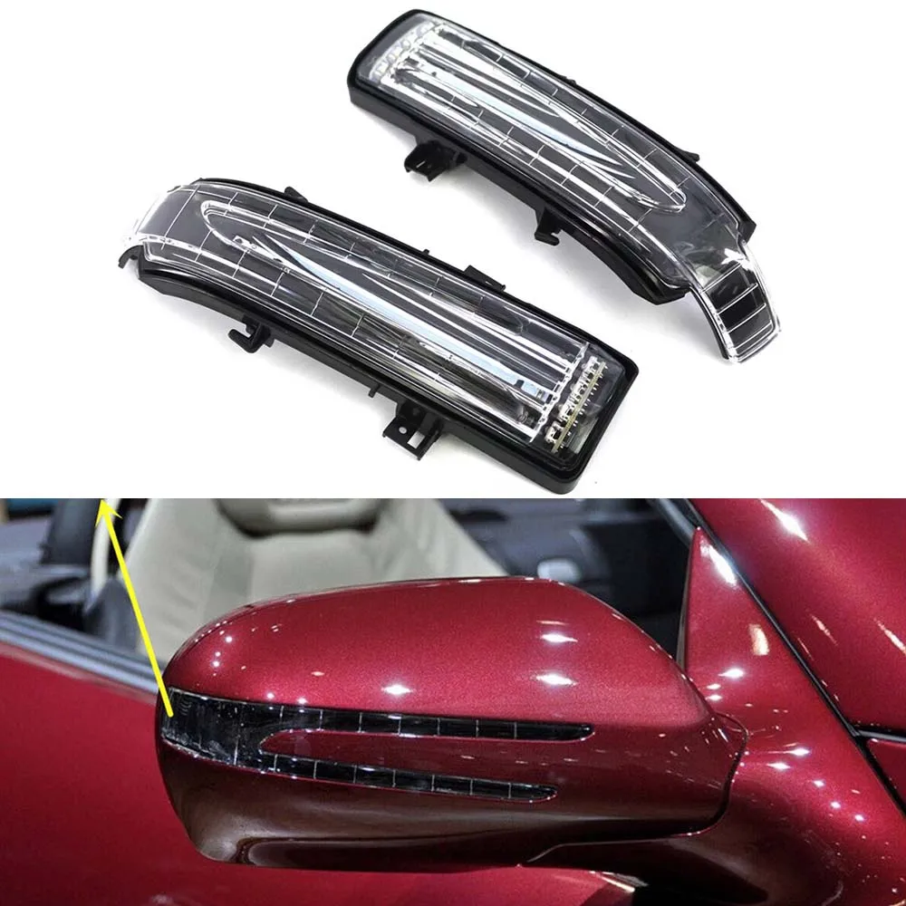

LED Rear View Mirror Turn Indicator Signal Light For Benz W207 C207 W219 R230 R171 2198102576 1718100564 2198102676 1718100664