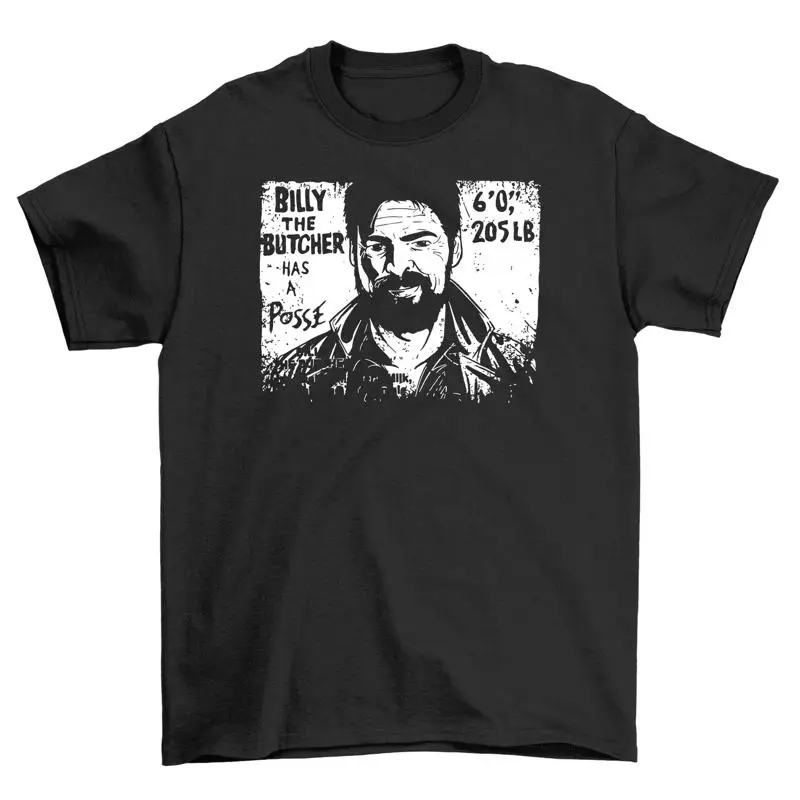 Billy Butcher Posse t shirt Join the Bearded Brigade Funny tee Print