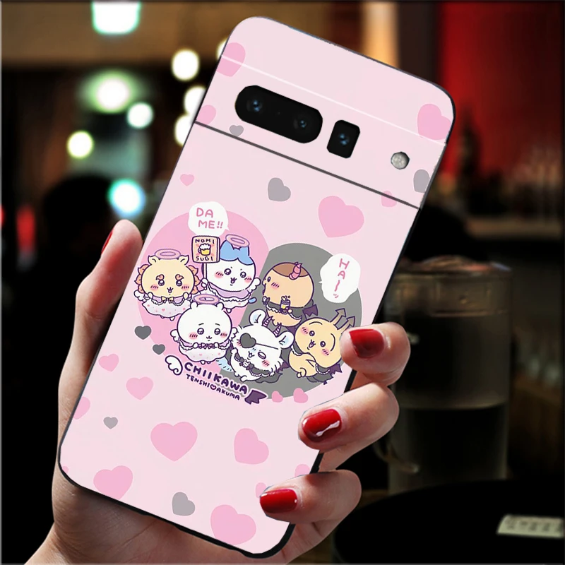 Japan comics Cute Chiikawas Phone Case For Google Pixel 9 Pro XL 8 7 6 Pro Pixel 8A 7A 6A 4A 3A 3XL Pixel 8 7 6 5 4