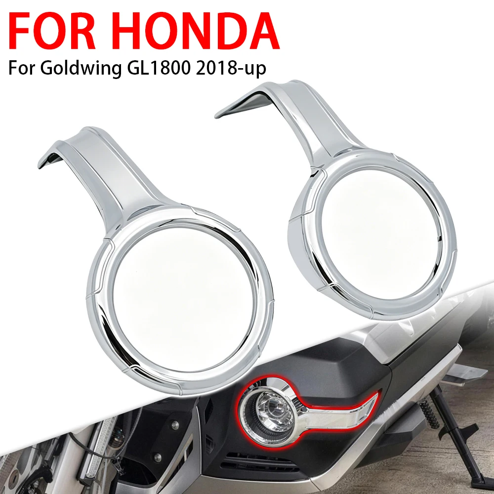 Image of Neuer 2026 Motorrad-Nebelscheinwerfer-Zierring für Honda Goldwing GL1800 Gold Wing Tour F6B DCT 2018 - 2025 Nebelscheinwerferabdeckungsteile