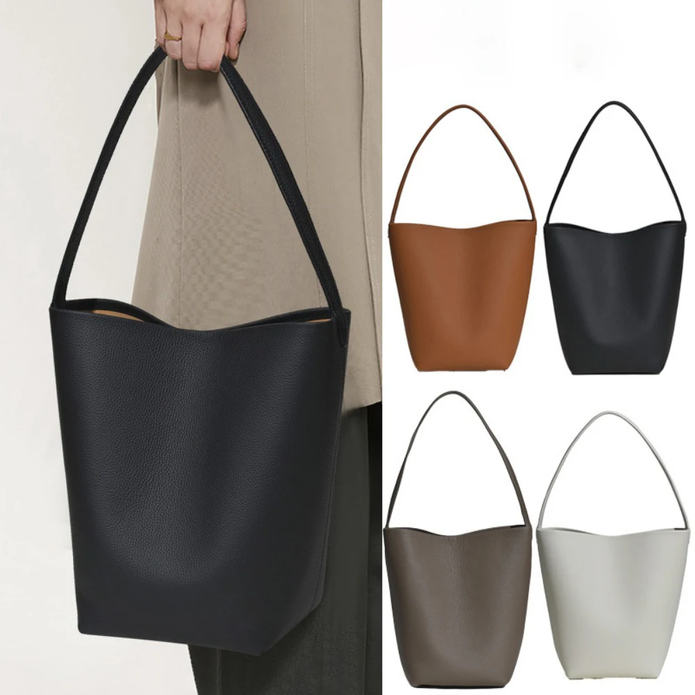

Minimalist Large Tote Bag For Women, Soft Textured Shoulder Handbag With Simple Design For Work And Daily Outfits