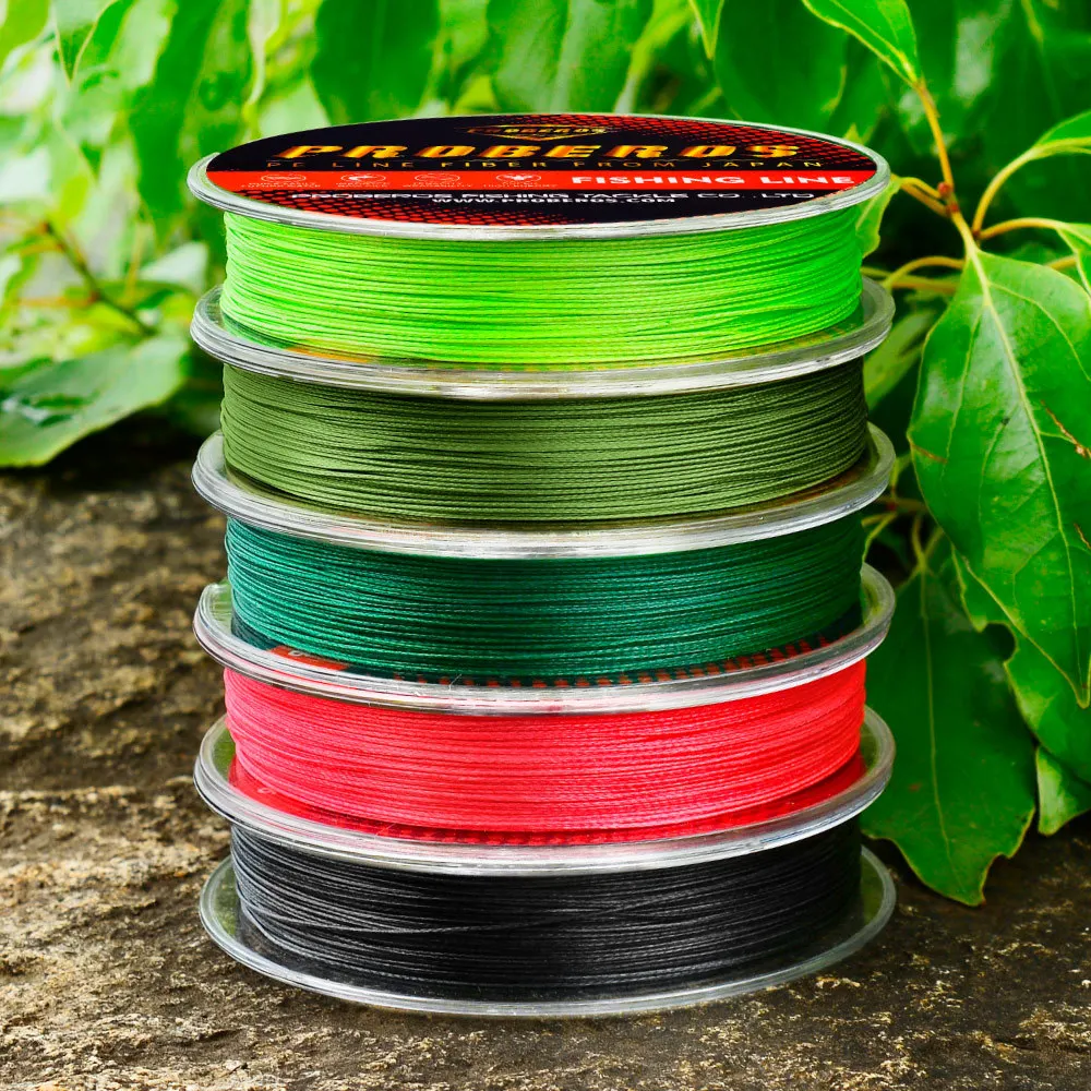 

100M 4 Braids PE Fishing Line Yarn 6LB-100LB Sea Fishline Abrasion Resistance 4 Weaved Fish Wire Cord Durable Fishing Tackle