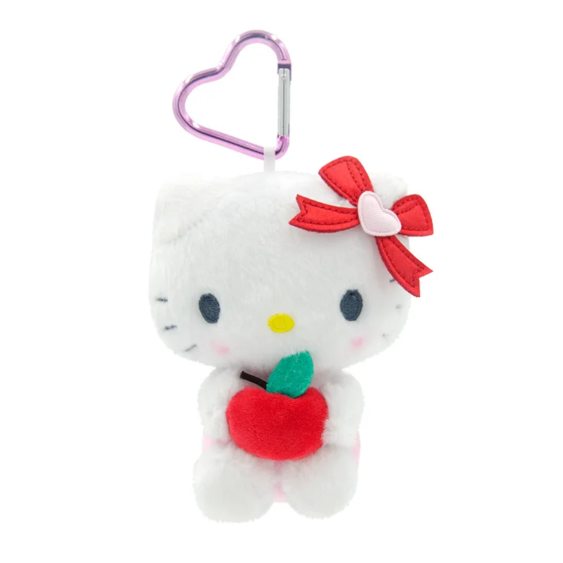 مرحبا كيتي الفاكهة حزب سلسلة أفخم دمية المفاتيح قلادة الكرتون لينة محشوة ألعاب من نسيج مخملي حقيبة قلادة هدية