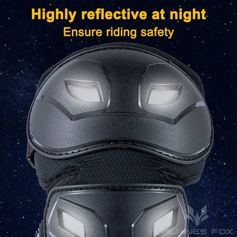 

VEMAR Pro Alloy Steel Motocross Motorcycle Knee Pads & Elbow Guards High Impact Resistance MTB Dirt Bike Protective Equipment