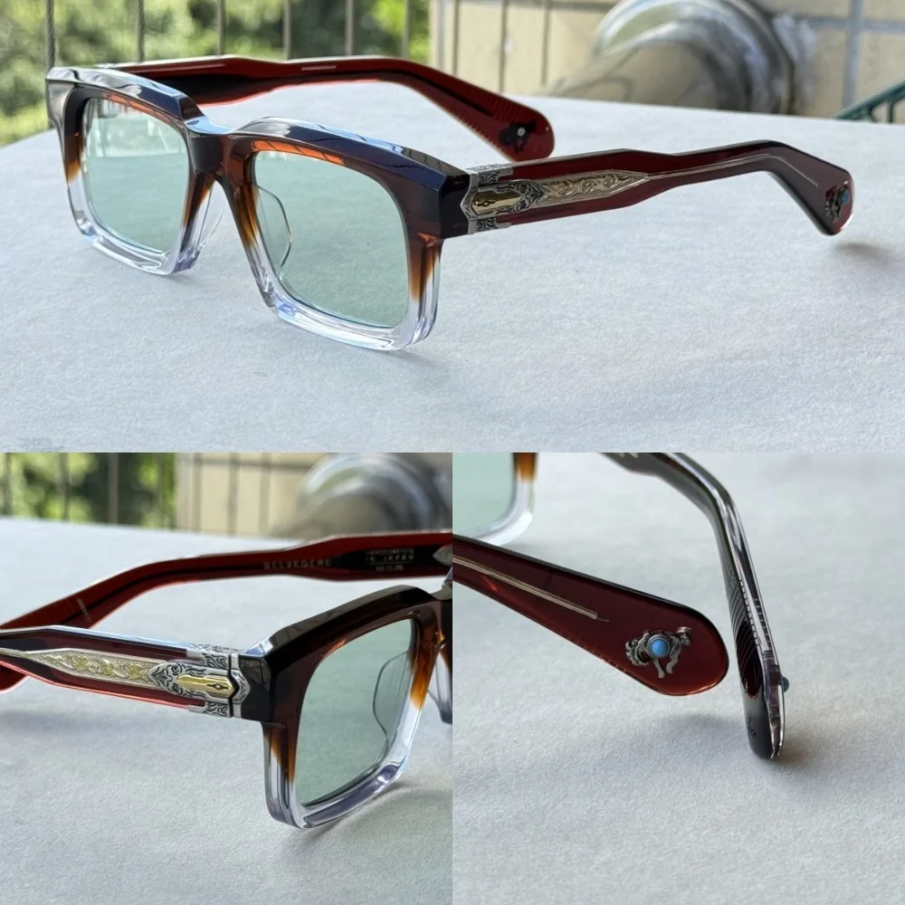 

Мужские солнцезащитные очки JMM BELVEDERE, роскошные квадратные унисекс, ручная работа, ацетатные очки UV400, поляризационные, модные, для отдыха, пляжа, уличные очки