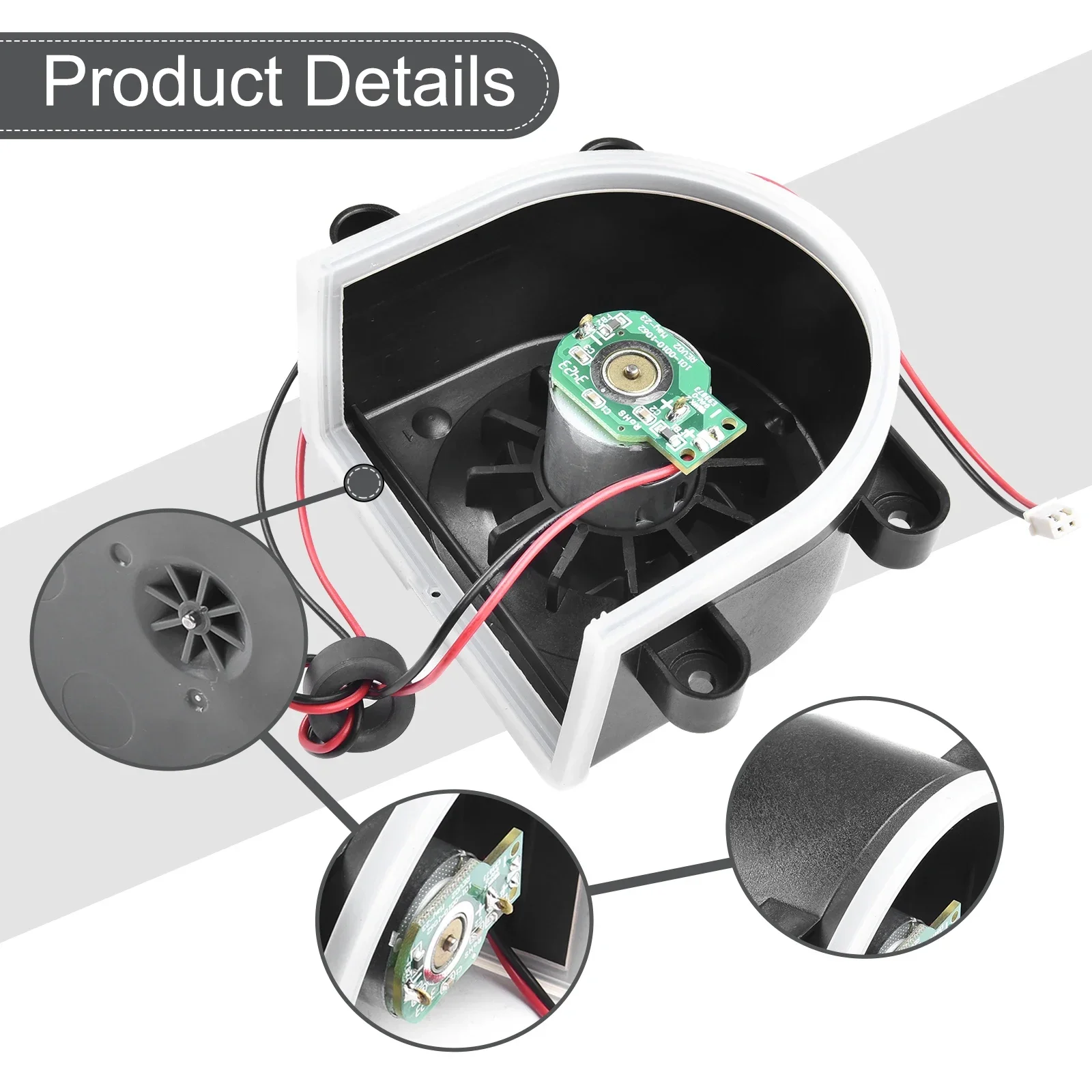 Robot Fan Motors Assembly For MEDION MD 16192 18500 18501 1850X 18600 Household Supplies Cleaning Vacuum Parts Accessory