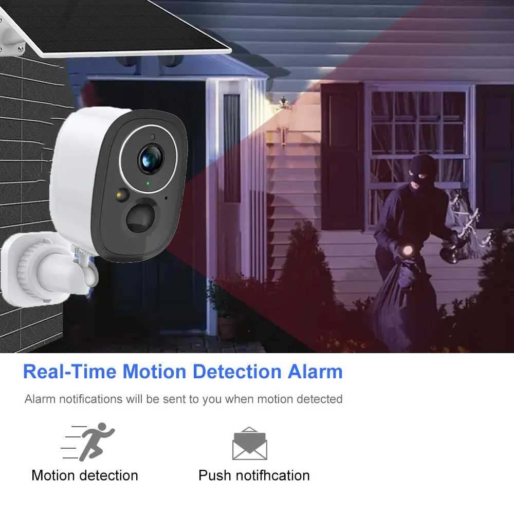 Tuya 5MP solaire Wifi caméra extérieure sans fil faible puissance batterie caméras de sécurité PIR humain détecter Surveillance IP Cam couleur nuit