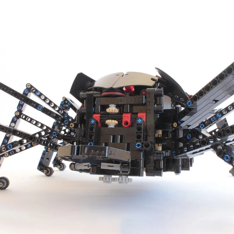 Spider-Robot caminante de 8 PATAS, Kit de construcción de modelo de piezas, bloques autoblocantes, regalo de cumpleaños y Navidad, 1462