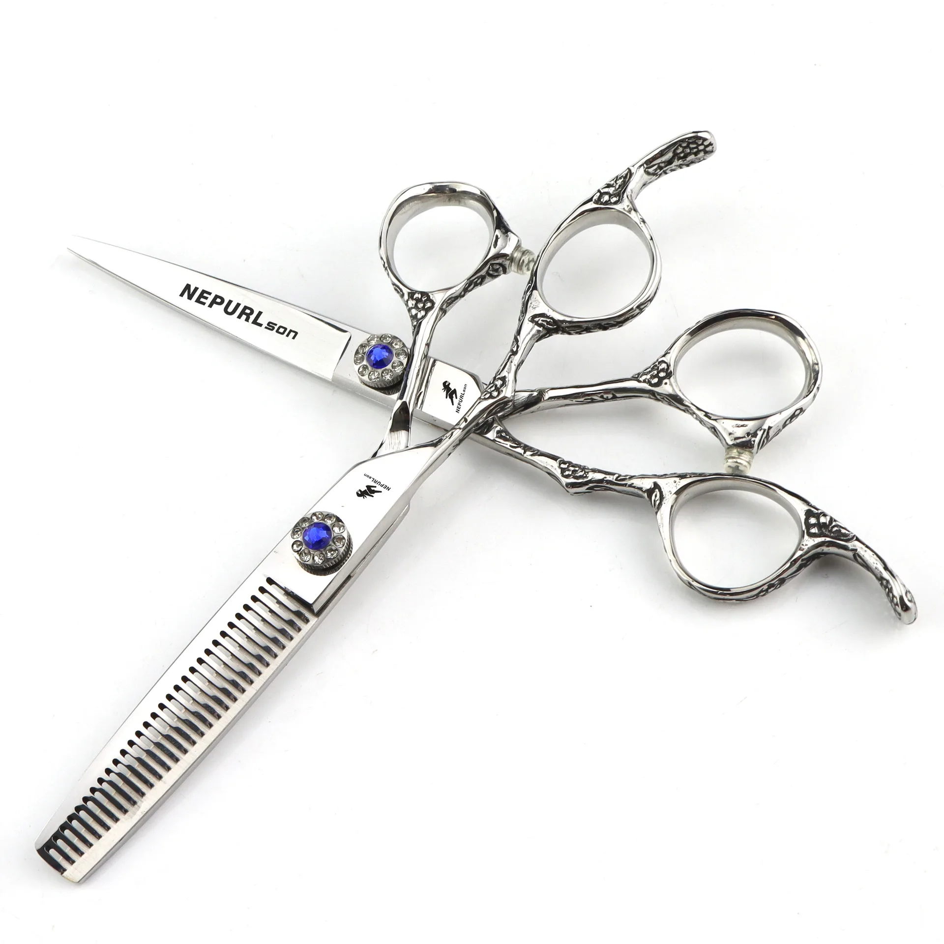 6.0-inch  hair scissors. Left-hand use only. Special for left-handed people. Hair scissors for left-handed individuals.