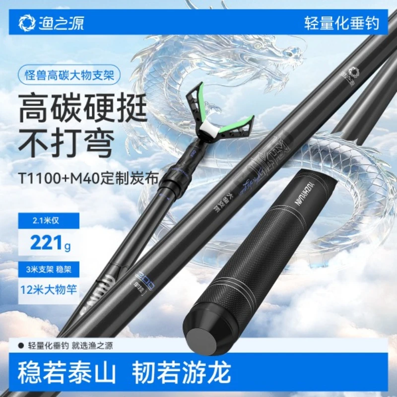 

YUZHIYUAN 26 New 2.1/2.4/2.7/3.0/3.5/4.0m Battery Fishing Rod Rack AK Monster High Carbon Large-Purpose Stand Rod Rack Rod Rack