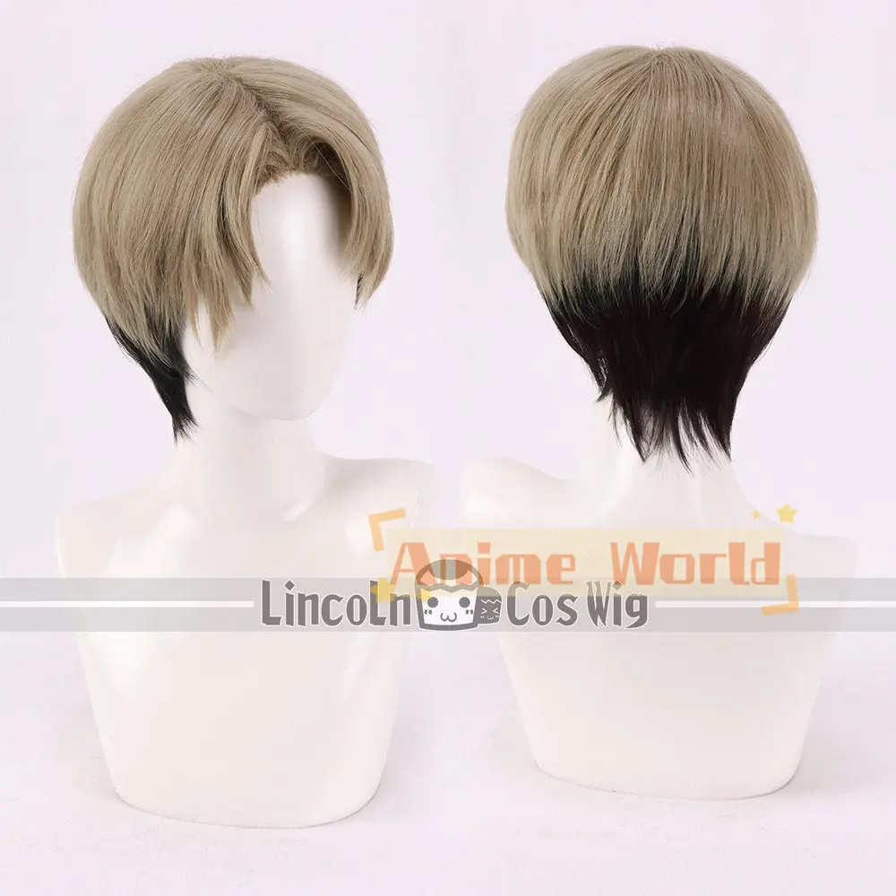 Anime Chainsaw Man Kishibe Cos Cosplay Wig Halloween Carnival Party Props Synthetic Hair Heat Resistant Fiber + Wig Cap