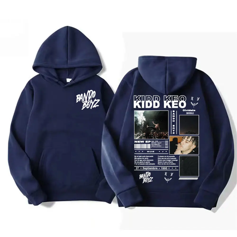 Kidd Keo Bando Boyz Tour Men's hoodie Harajuku Hip Hop Pop music hoodie Casual high-quality hoodie