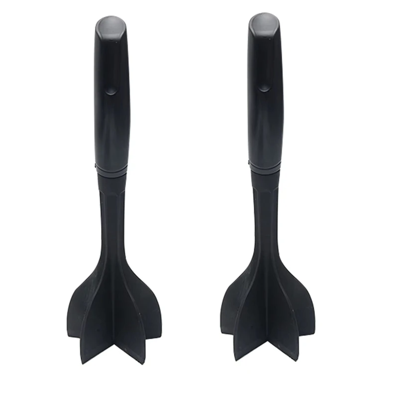 AT19-2Pcs Meat Chopper Non Stick Mix Versatile Masher Kitchen Utensil Tool Heat Beef Food Meat Chopper Ground Beef