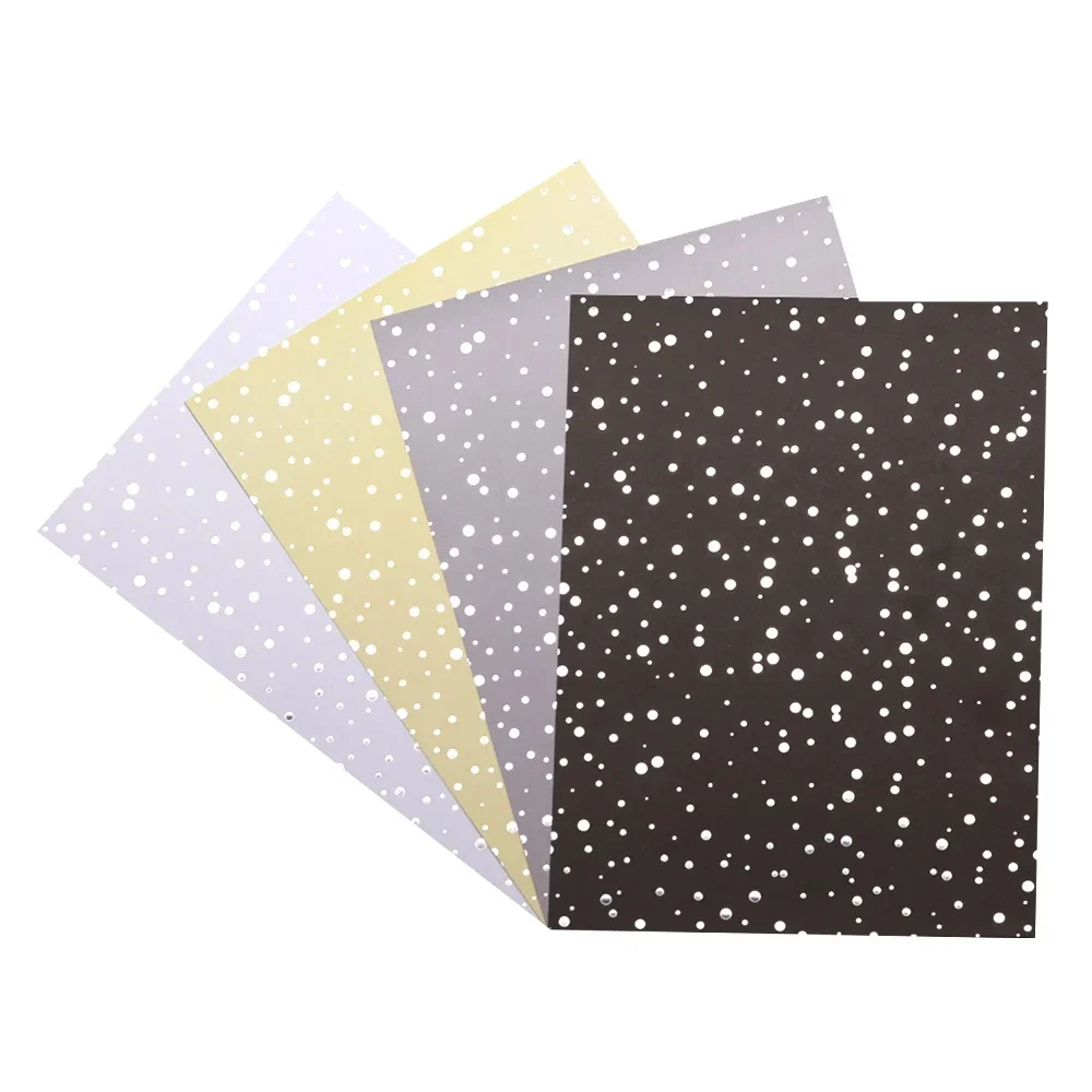 Kreative Goldblattblätter im A4-Format, strukturiertes, dekoratives Scrapbooking-Papier, Gold-Silber-Folien-Bastelpapierblock für Planer und Journaling – Detail 15