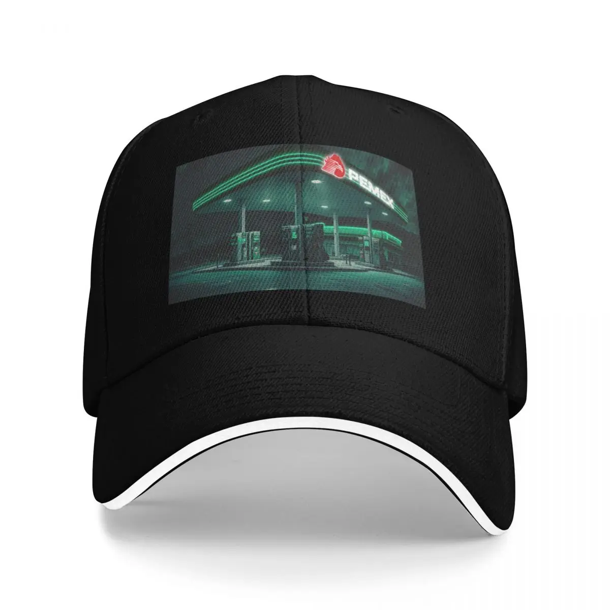 

Gas station Mexico Pemex Baseball Cap fun hats Sun Hat For Children Cosplay Hat Man For The Sun Girl Men's