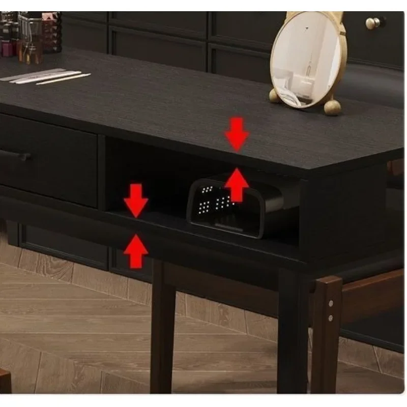 Clip light hole retro manicure table, single and double table, e****mical and simple type