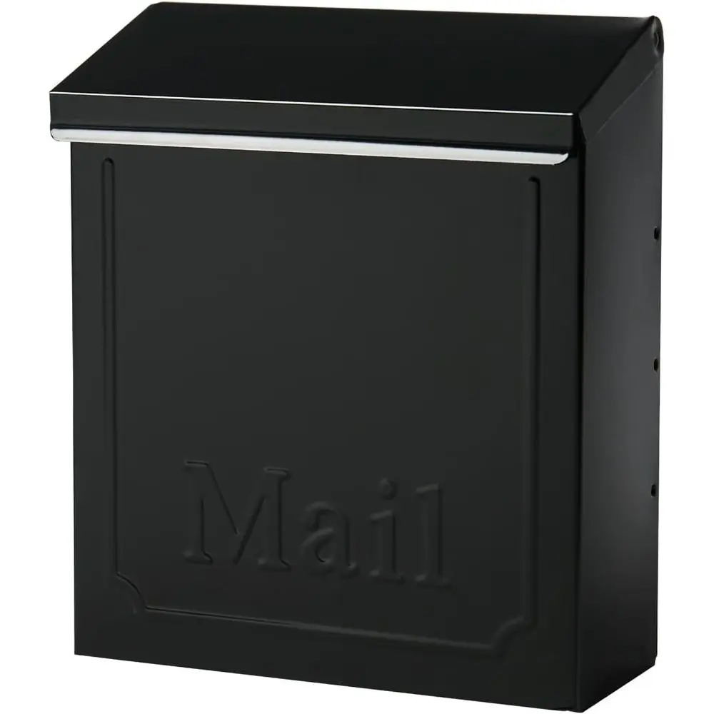 

Почтовый ящик Townhouse Veal Small Acity, настенный, из оцинкованной стали, 4,1 x 8,6 x 10,1 дюймов, черный
