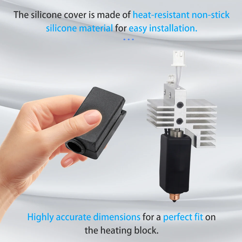For Elegoo Centauri Carbon Upgrade Hotend Silicone Socks Protect Cover Case For Centauri 3D Printer Silicone Sleeve Accessories